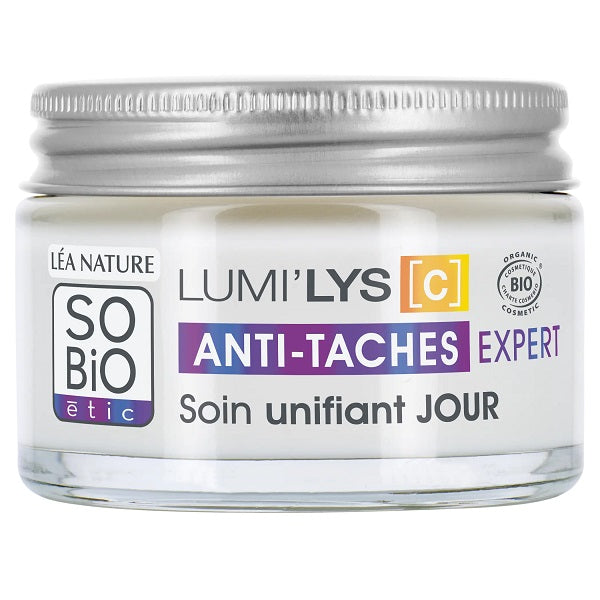 Soin du JOUR unifiant anti-tâches, 50ml - So' Bio ETIC