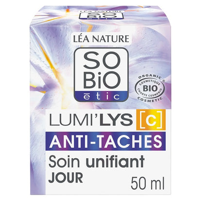 Soin du JOUR unifiant anti-tâches, 50ml - So' Bio ETIC