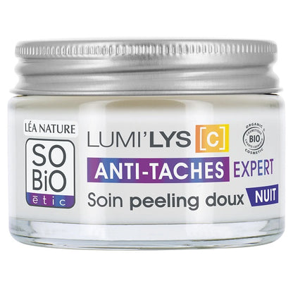 Soin de NUIT unifiant anti-tâches, 50ml - So' Bio ETIC