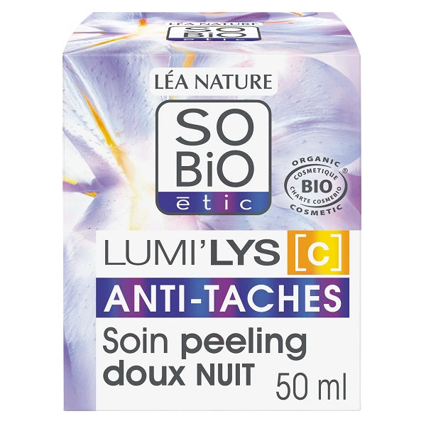 Soin de NUIT unifiant anti-tâches, 50ml - So' Bio ETIC