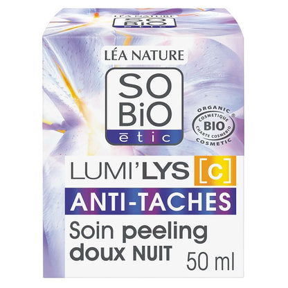 Soin de NUIT unifiant anti-tâches, 50ml - So' Bio ETIC