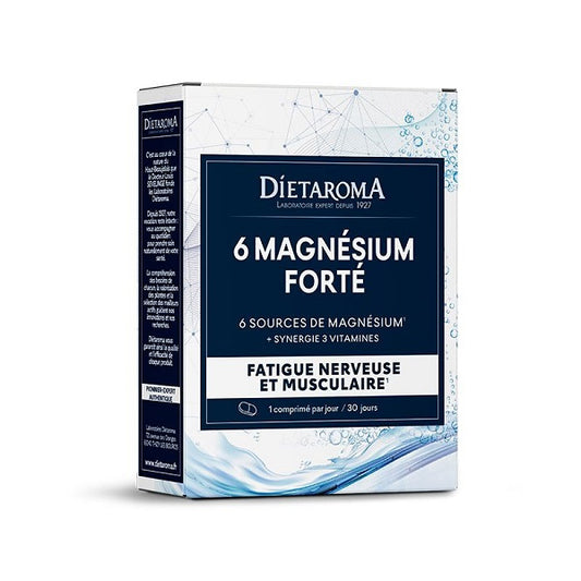 6 Magnésium Forté, 30 comprimés - DIETAROMA