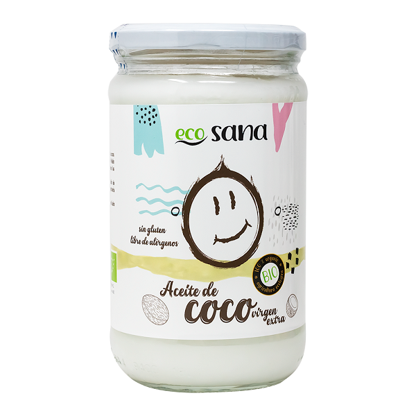 Huile de Coco Extra Vierge 500ml, BIO - ECOSANA