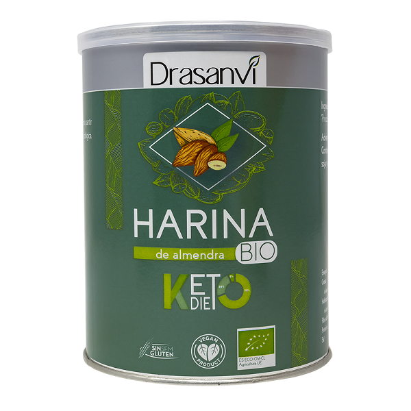 Farine d'amandes BIO, 375g KETO - DRASANVI