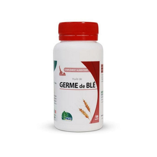 Huile de germe de blé, 100 Capsules - MGD NATURE Maroc vente en ligne epicerie Fine 