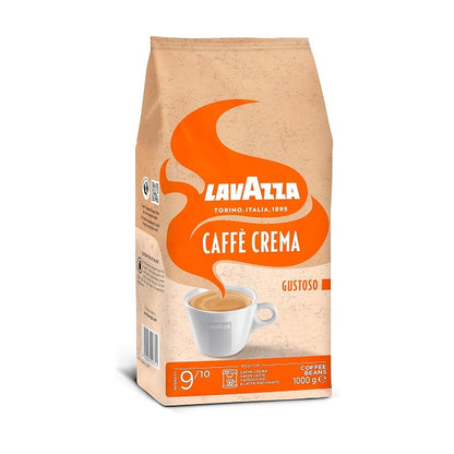 Grains de café Crema Gustoso, intensité 9/10, 1Kg – LavAzza