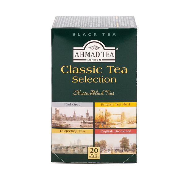 Infusion Thé noir Classique sélection, 20 sachets - Ahmad Tea Maroc vente en ligne epicerie Fine 