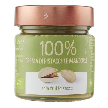 Crème de pistaches et d'amandes 100% BIO, 175g - EURO COMPANY