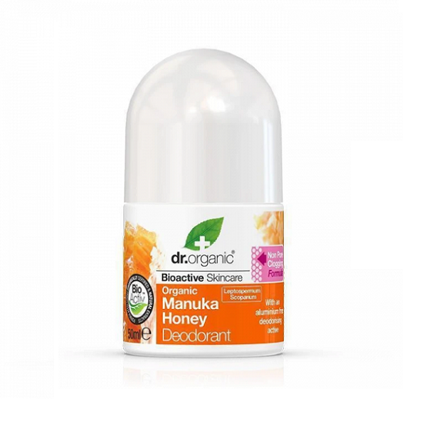 Déodorant BIO au Miel Manuka 50ml - Dr. Organic Maroc vente en ligne epicerie Fine 