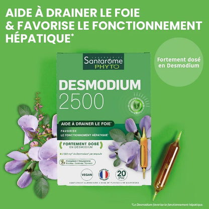 Desmodium 2500, 20 ampoules - SANTAROME BIO