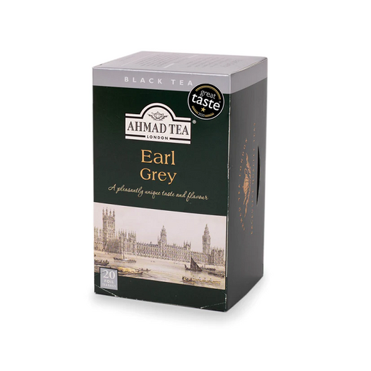 Thé Earl Grey, 20 Sachets  - Ahmad Tea Maroc vente en ligne epicerie Fine 