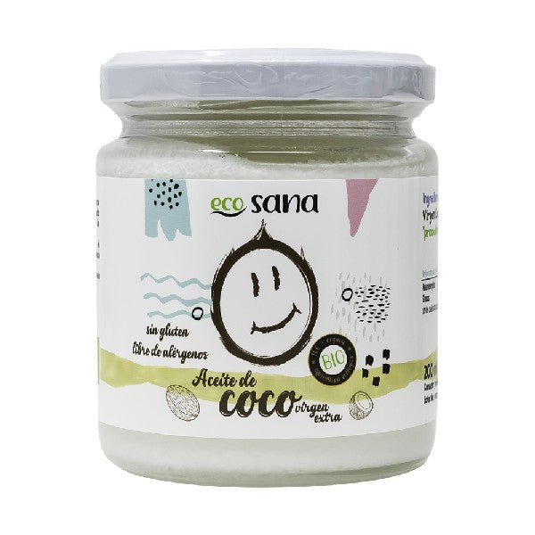 Huile de Coco Extra Vierge 500ml, BIO - ECOSANA