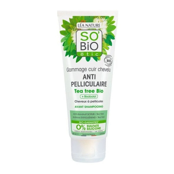 Shampooing gommage cuir chevelu anti-pelliculaire tea tree - So' Bio ETIC