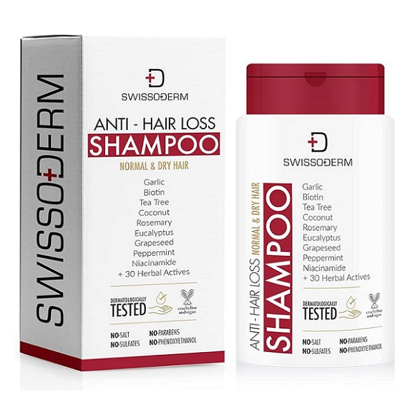 Shampoing anti-chute Cheveux normaux et secs ( Normal & DRY HAIR ) , 300ml - SWISSODERM