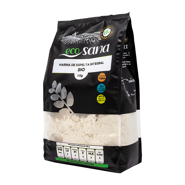 Farine d'Épeautre complète Bio, 1kg - ECOSANA