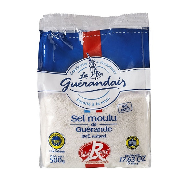 Sel moulu de Guérande Label Rouge, 500g - LE GUERANDAIS