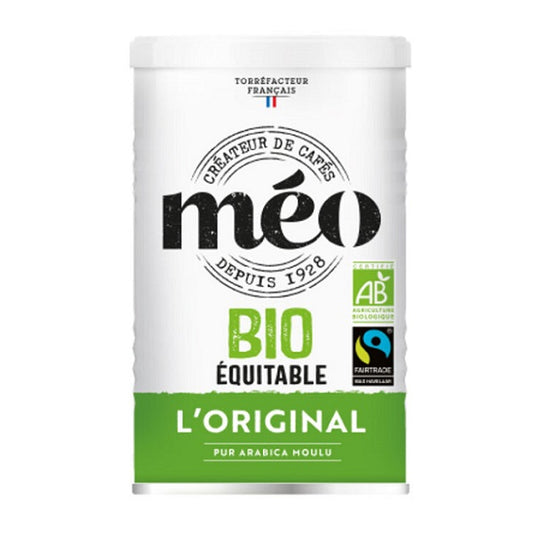 Café moulu Biologique Equitable Original Boite Métal, 250g - MÉO