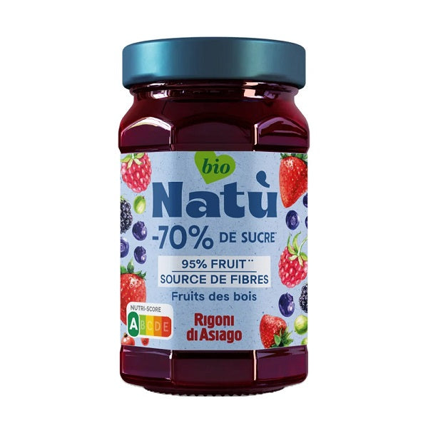 Natù Confiture 95% Fruits Baies Sauvages Bio, 240g - RIGONI DI ASIAGO