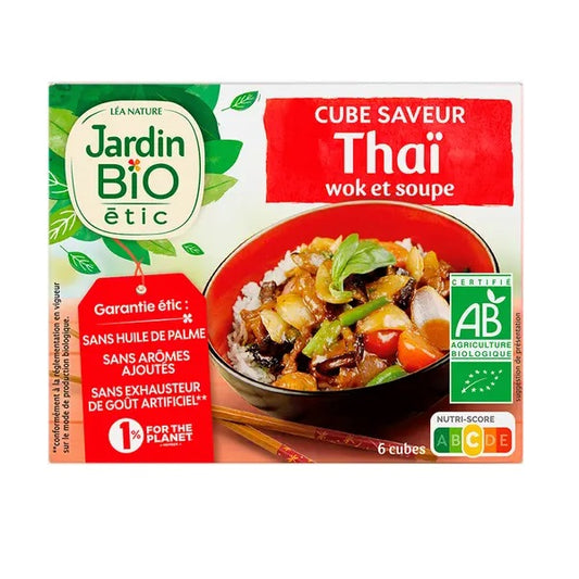 Bouillon saveur Thaï pour wok et soupe, bio - JARDIN BIO