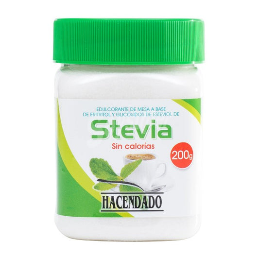 Stevia édulcorant naturel granulé, 200g - HACENDADO