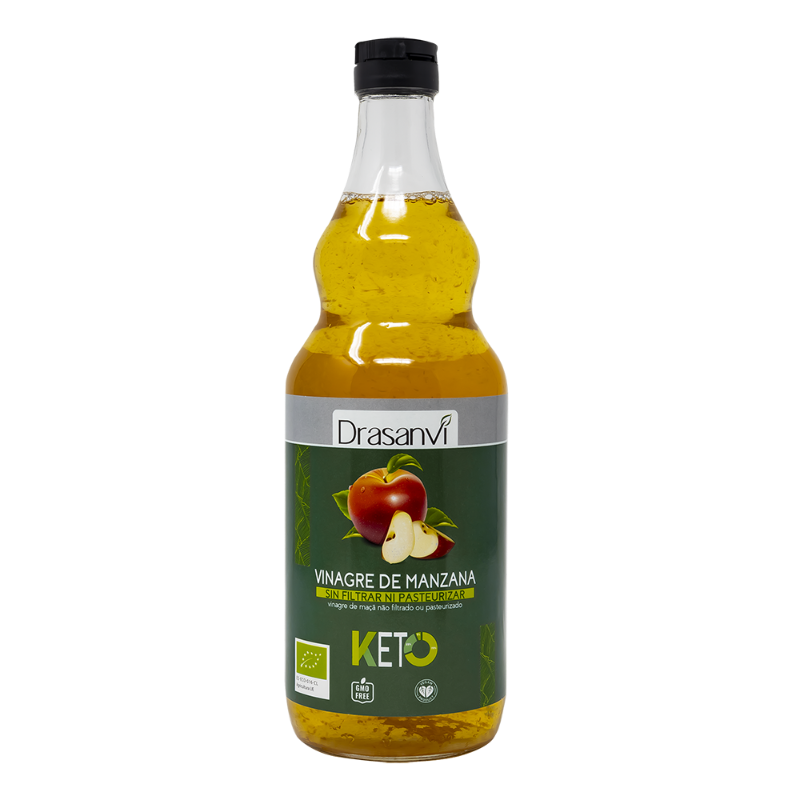 Vinaigre de cidre de pomme non filtré Bio Keto 75cl - drasanvi