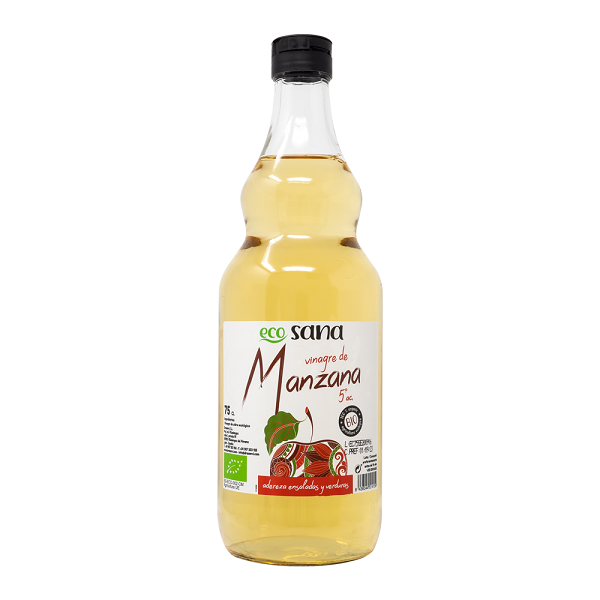 Vinaigre de cidre filtré BIO, 75cl - ECOSANA