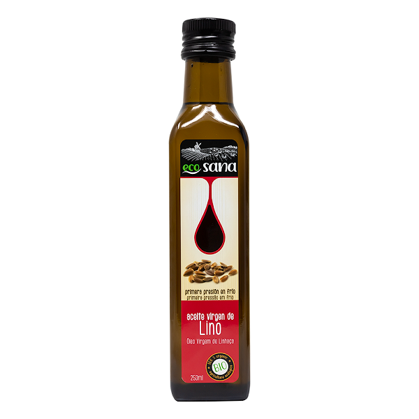 Huile de Lin vierge BIO, 250ml - ECOSANA