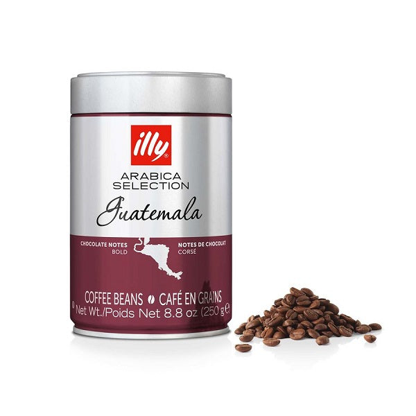 Sélection d'arabica en grains entiers du Guatemala, 250g - illy Maroc vente en ligne epicerie Fine 