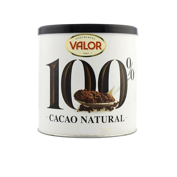 Cacao pur en poudre sans sucre 100%  250g - VALOR Maroc vente en ligne epicerie Fine 