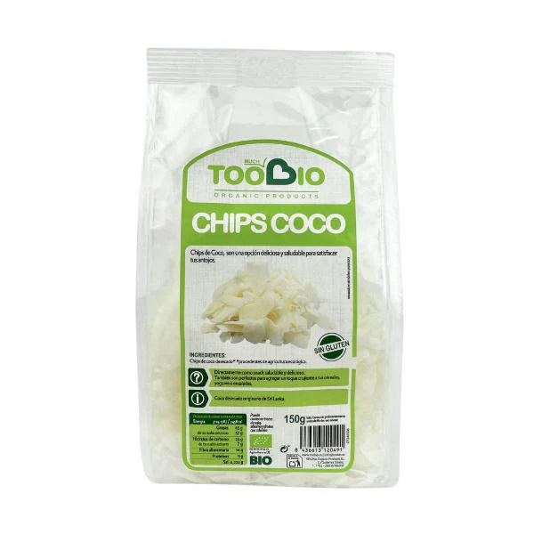 Chips de coco, 150g - TOOBIO