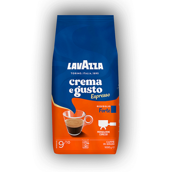 Espresso Crème et Goût café en grains, FORTE intensité 9 – Lavazza Maroc vente en ligne epicerie Fine 