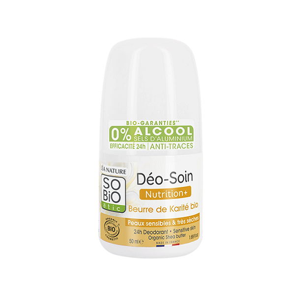 Deo-Care Nutrition+ بزبدة الشيا العضوية، 50 مل - So' Bio ETIC