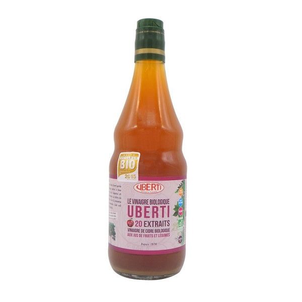 Elixir au vinaigre de cidre et aux 20 extraits végétaux BIO, 75cl - UBERTI Maroc vente en ligne epicerie Fine 