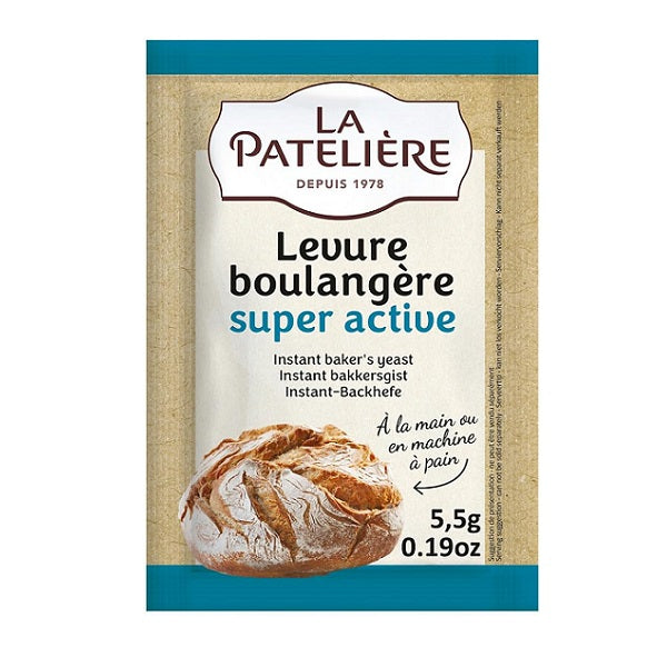 Levure boulangère Super Active, 5,5g - LA PATELIÈRE