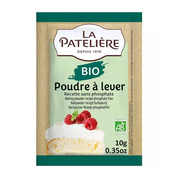 Poudre à lever sans phosphate BIO, 80g - LA PATELIÈRE