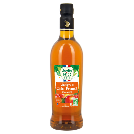 Vinaigre de cidre de pomme, 75cl - Jardin bio etic