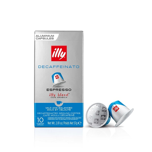 Café en capsules d'aluminium décaféiné - illy