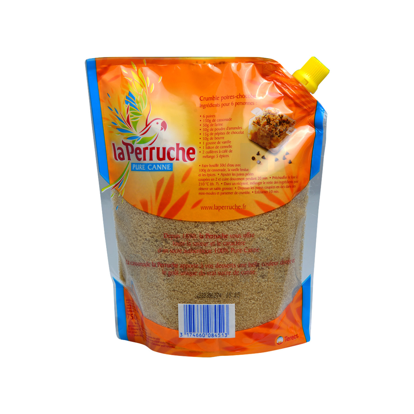 Sucre cassonade pure canne - La Perruche